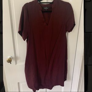 Lulu’s Burgundy Sheath Dress